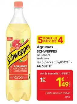 METRO Schweppes Agrumes offre