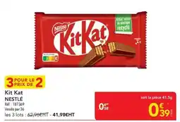METRO Kit Kat NESTLÉ offre