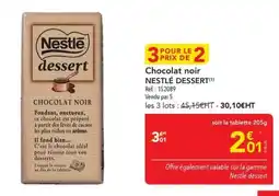 METRO Nestlé dessert Chocolat noir offre
