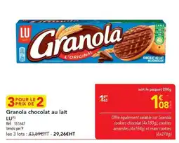 METRO LU Granola offre
