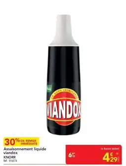 METRO KNORR viandox offre