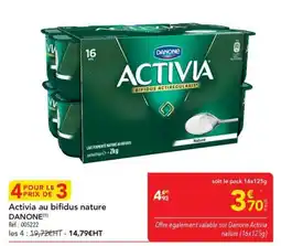 METRO DANONE Activia offre