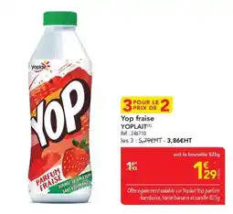 METRO Yoplait Yop offre
