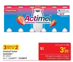 METRO Actimel DANONE offre