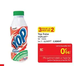 METRO Yoplait Yop offre