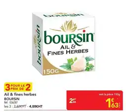 METRO BOURSIN Ail & fines herbes offre