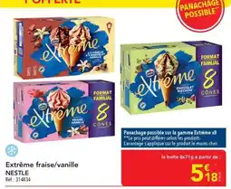 METRO Nestle Extrême offre