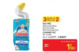 METRO CANARD WC Gel WC offre