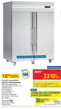 METRO METRO PROFESSIONAL offre