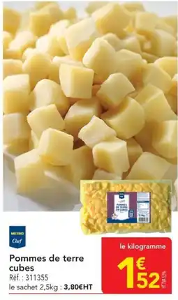 METRO METRO Chef Pommes de terre cubes offre