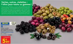 METRO Olives vertes dénoyautées offre