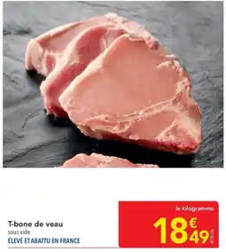 METRO T-bone de veau offre