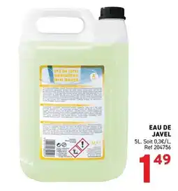 Trafic EAU DE JAVEL offre