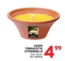 Trafic SPAAS COUPE TERRACOTTA CITRONNELLE offre