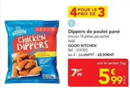 METRO GOOD KITCHEN Dippers de poulet pané offre