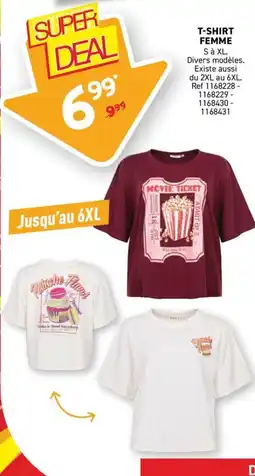 Trafic T-SHIRT FEMME offre