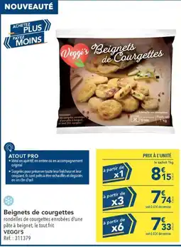 METRO VEGGI'S Beignets de courgettes offre