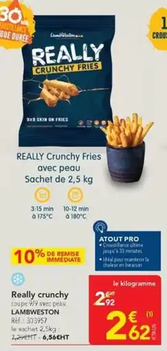 METRO Lamb Weston Really Crunchy Fries offre
