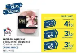 METRO Le Porc Français Jambon supérieur découpenné, dégraissé offre