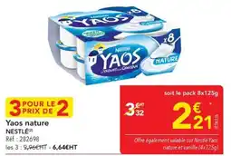 METRO Yaos nature offre