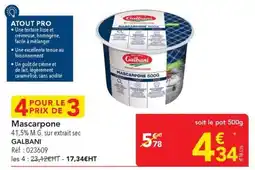 METRO GALBANI Mascarpone offre