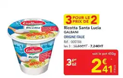 METRO Galbani Ricotta offre