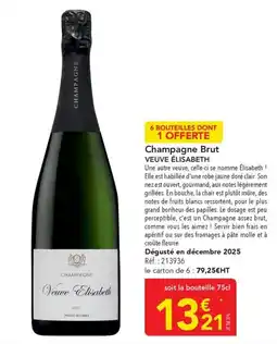 METRO Veuve Elisabeth Champagne Brut offre