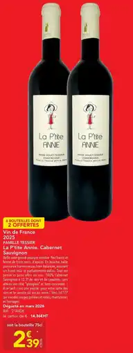 METRO La P'tite Annie Cabernet Sauvignon offre
