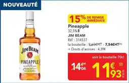 METRO JIM BEAM Pineapple offre