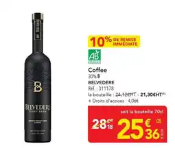 METRO BELVEDERE Coffee offre