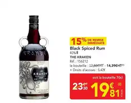 METRO The Kraken Black Spiced Rum offre