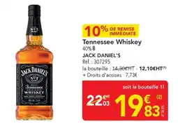 METRO JACK DANIEL'S Tennessee Whiskey offre
