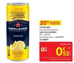 METRO SAN PELLEGRINO Limonata offre