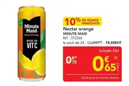METRO Minute Maid Nectar d'Orange offre