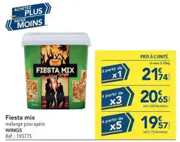METRO WINGS Fiesta mix offre