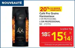 METRO L'OR PROFESSIONAL Café Pro Grains Harmonieux offre