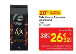 METRO L'OR Café Grains Espresso Gourmand offre