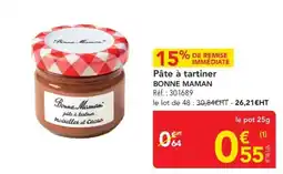 METRO BONNE MAMAN Pâte à tartiner offre