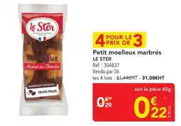 METRO LE STER Petit moelleux marbrés offre
