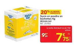 METRO BÉGHIN SAY Sucre en poudre en bûchettes offre