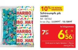 METRO HARIBO Schtroumpfs pik offre
