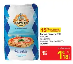 METRO CAPUTO Farine Pizzeria T00 offre