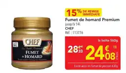METRO CHEF Fumet de Homard offre