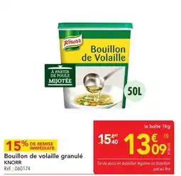 METRO Knorr Bouillon de Volaille offre