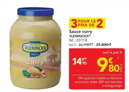METRO VLEMINCKX Sauce curry offre