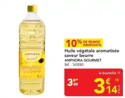 METRO AMPHORA Huile végétale aromatisée offre