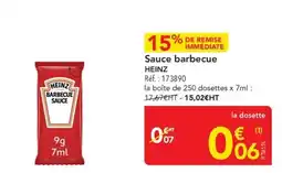 METRO HEINZ Sauce barbecue offre