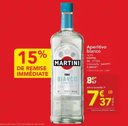 METRO MARTINI Aperitivo blanco offre