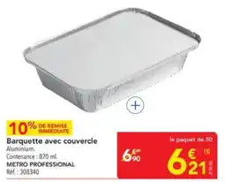 METRO METRO PROFESSIONAL Barquette avec couvercle offre