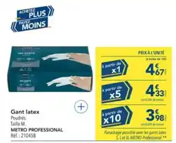 METRO METRO PROFESSIONAL Gant latex offre